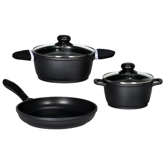 Leipzig 3 Piece Non-Stick Cookware Set