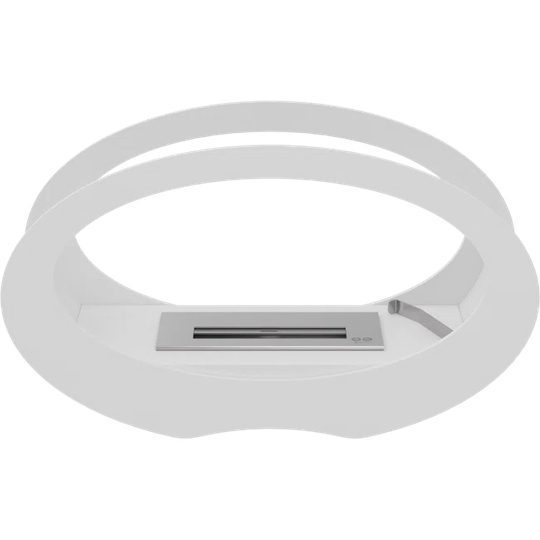 Tabletop Ethanol Fireplace Echo White