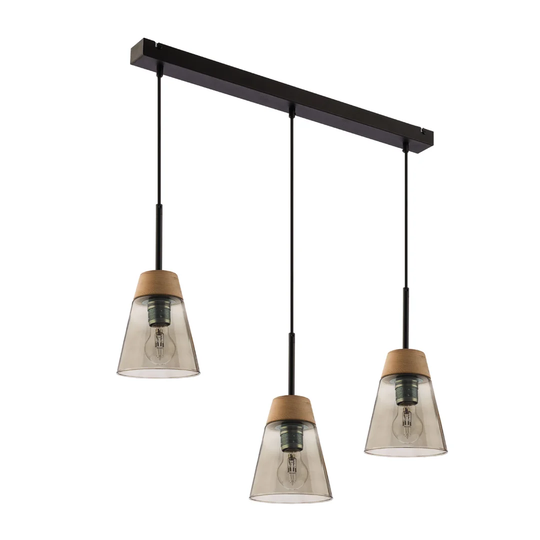 Theon 3-Light Kitchen Island Cone Pendant