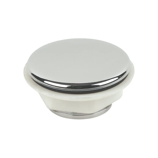 Macdee Chrome Tap Hole Stopper ABS Plastic 40mm Bathroom Kitchen Sink Basin