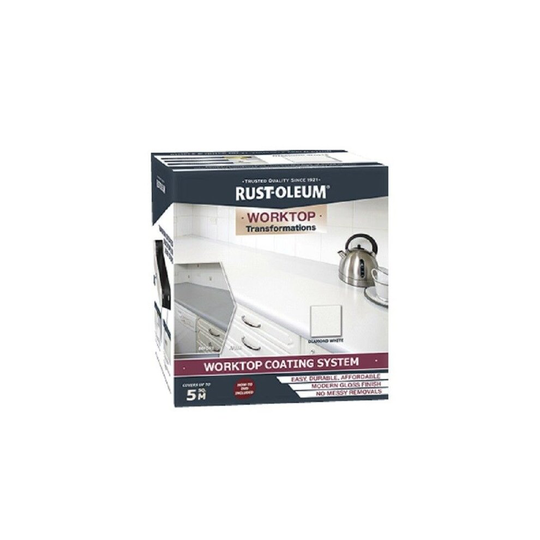Rust-Oleum Kitchen Worktop Transformation Kit Diamond White Gloss
