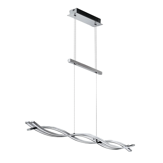 Urban Wave 3-Light Kitchen Island Pendant