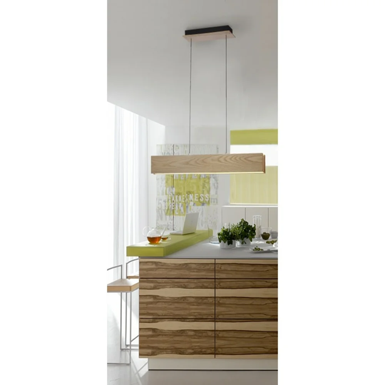 1-Light Kitchen Island Linear LED Pendant