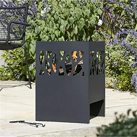 Duryea 50Cm H x 35Cm W Steel Wood Burning Outdoor Fire Pit
