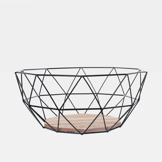 Black Wire Fruit/Storage Bowl