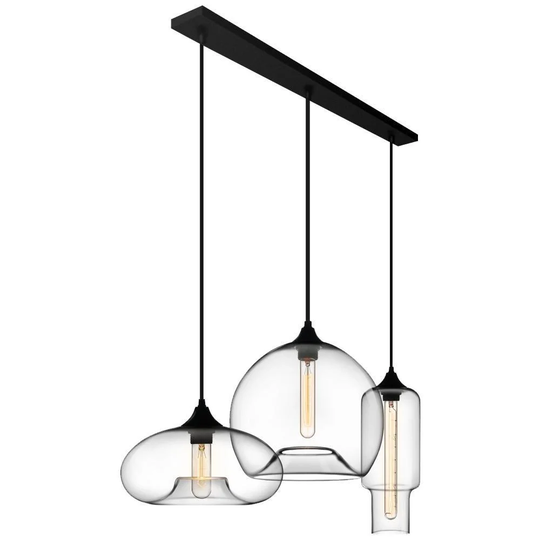Desloge 3 - Light Kitchen Island Geometric Pendant