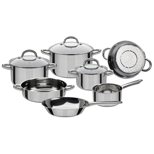 GSW Montreal 7 Pieces Stainless Steel Cookware Set