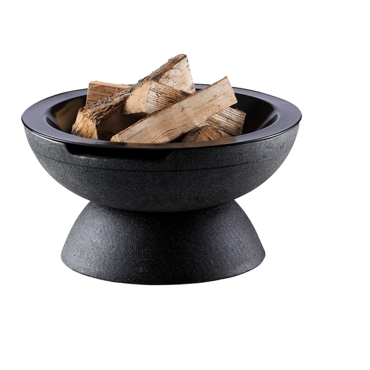 28Cm H x 53Cm W Concrete Charcoal Outdoor Fire Pit