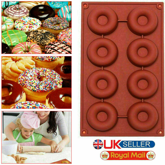 Silicone Doughnut Ice Mould Mold Chocolate Donut Cake Muffin Baking