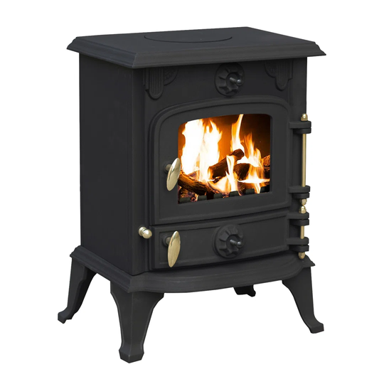Lolita 5Kw Cast Iron Wood And Charcoal Burning Stove