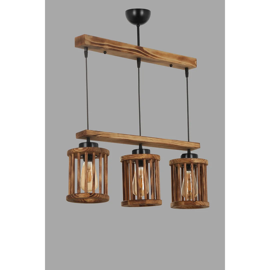 Neive 3 - Light Kitchen Island Drum Pendant