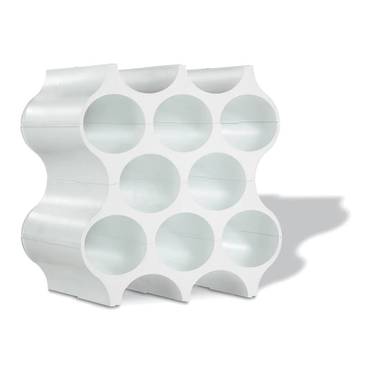 10 Bottle Tabletop/Countertop Wine Bottle Rack