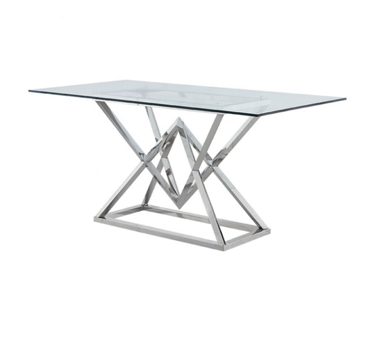 Laurent 1.8m Dining Table - Glass