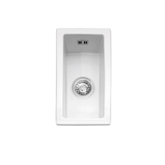 47.5cm x 25cm Single Bowl Inset and Undermount Kitchen Sink