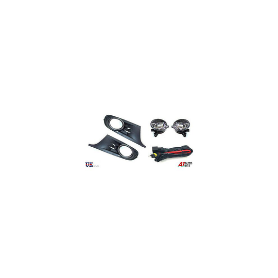 BRAND NEW VW GOLF MK6 6 09 10 11 FOG LIGHTS LIGHT LAMPS + GRILLES AND WIRING KIT