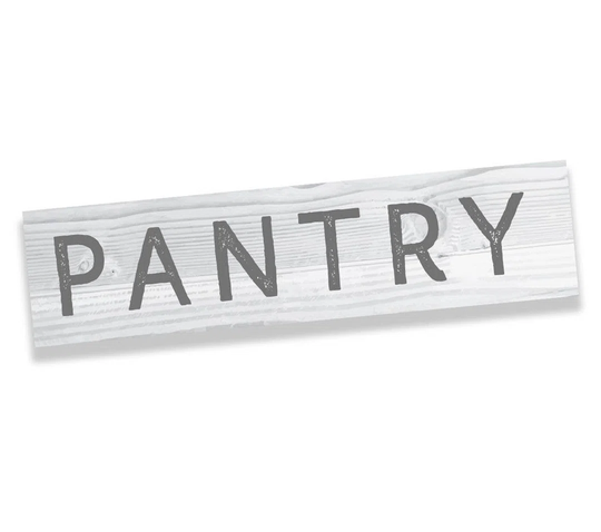 Pantry Famhouse Kitchen Door Metal Sign Plaque