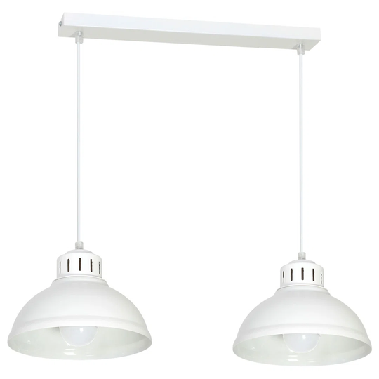 Abril 2-Light Kitchen Island Bowl Pendant