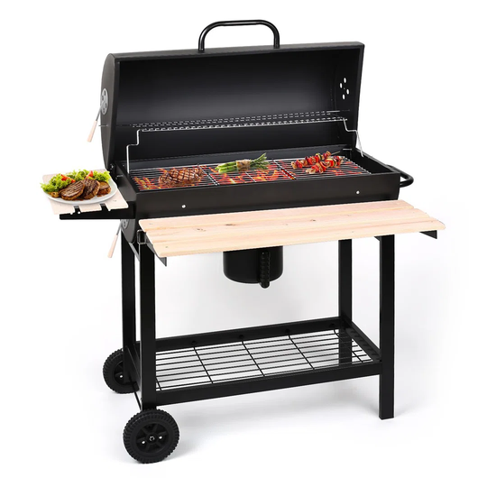 Beef Butler Offset Charcoal Smoker and Grill