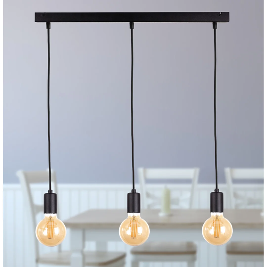 Hubbard 3-Light Kitchen Island Linear Pendant