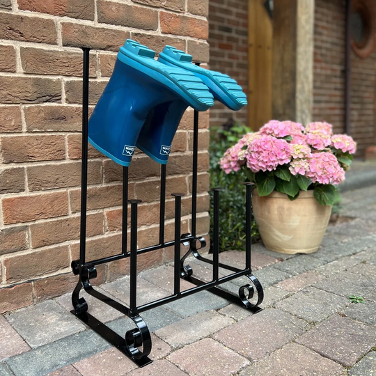 Traditional Welly Boot Rack
