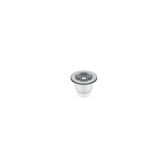 RAK Stainless Steel Belfast Kitchen Sink Basket Strainer Waste & Stemball Plug