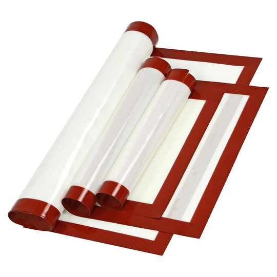 Set Of 3 Baking Mats | Nonstick | Non-slip | Washable | Reusable | Heat Resistant | Non-toxic | Flexible | Non-stick | Easy To Clean Baking Sheet | Od