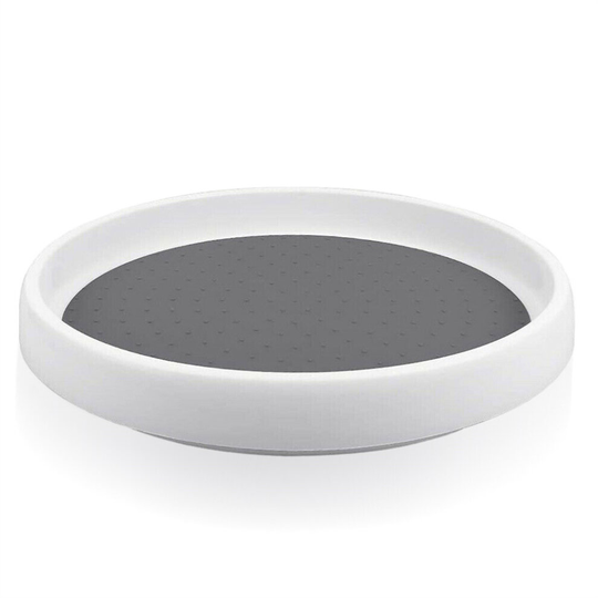 Condiment Turntable Non-Slip Seasoning Bottle Rack Desk Swivel Round Holder Tray Kitchen Pantry Room Organizer Restaurant
