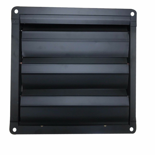 (16" /500mm x 500mm) Metal Gravity Louvre Grille Flap Air Vent Shutter For Industrial Commercial Fans