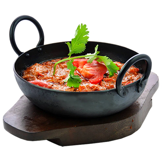 Iron Cooking Pan, Iron Wok, Deep Cooking Pan- 15 Inch
