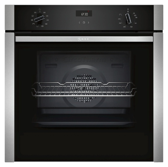 Neff B3ACE4HN0B Slide&Hide Single Electric Oven - Black