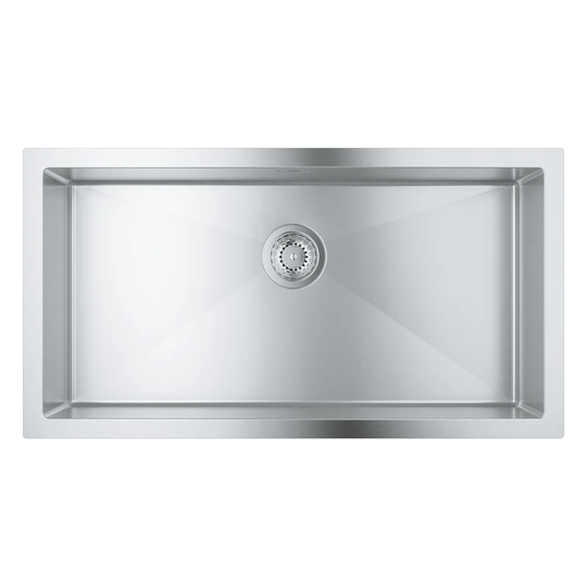 GROHE K700 stainless steel sink, an industrial trough-style sink for the ultimate in style and practicality 31580SD1