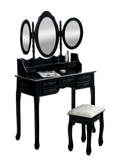 Barbery Dressing Table Set with Mirror