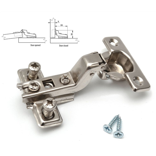 26mm KITCHEN CABINET CUPBOARD WARDROBE STANDARD HINGES FLUSH INSET DOOR +EU