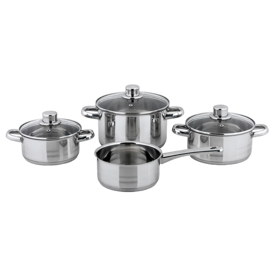 Belm 4 Piece Stainless Steel Cookware Set