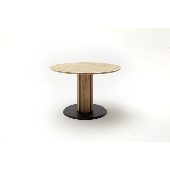 Lankford 120Cm Solid Oak Pedestal Dining Table