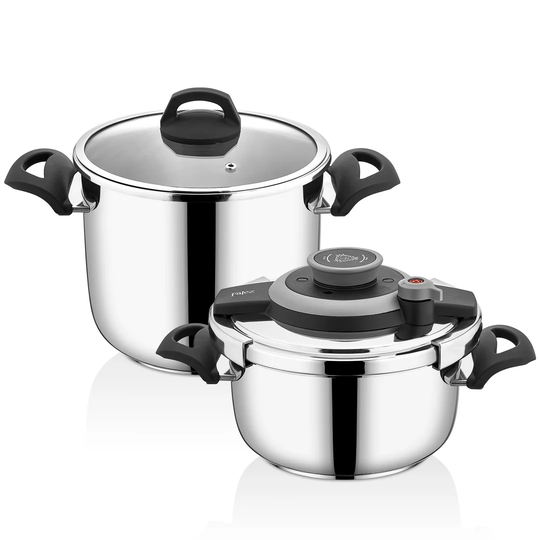 Hanah Home 4 Piece Stainless Steel Cookware Set