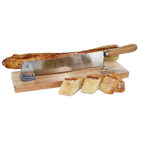 Jardin Deco Wooden and Stainless Steel Bread Slicer