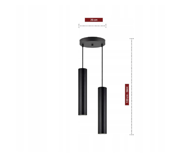 Abinsa 2 - Light Cylinder Pendant