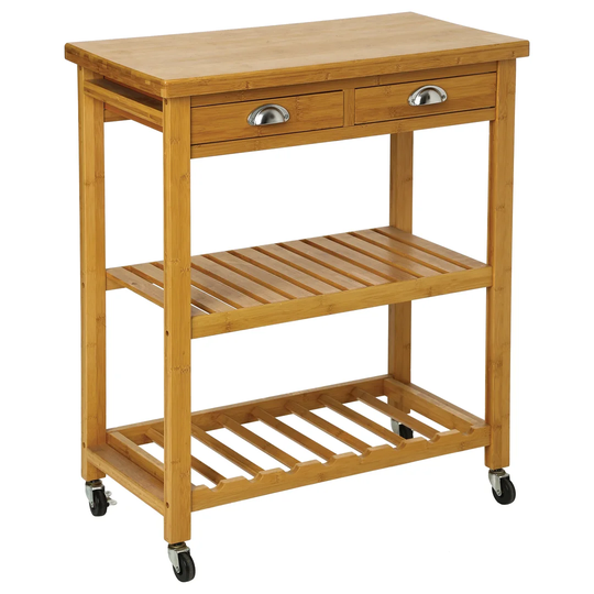 Tom Kitchen Trolley with Manufactured Wood Top