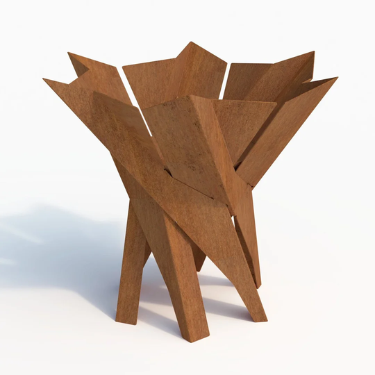 Prosper Steel Charcoal/Wood Burning Fire Pit