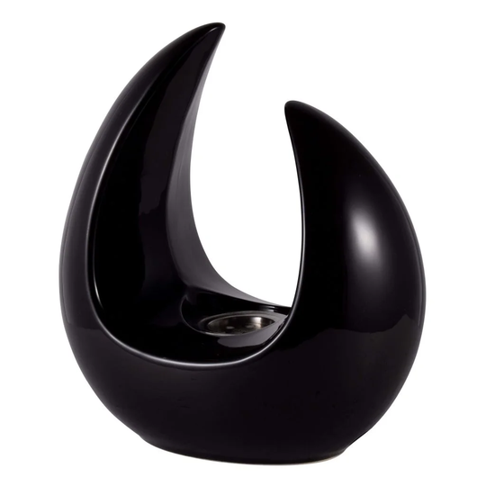 Qlima Ethanol Burner Moon Shape 24 x 16 x 26cm