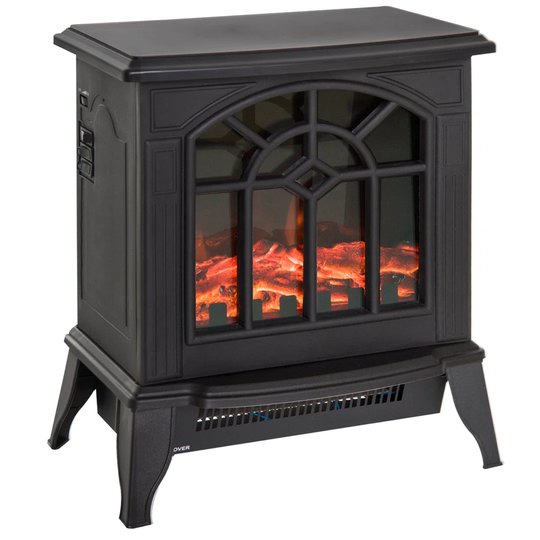 Aaron Free-Standing Realistic Charcoal Electric Stove
