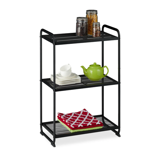 Deshong 88.5cm 3 Shelf Shelving Unit
