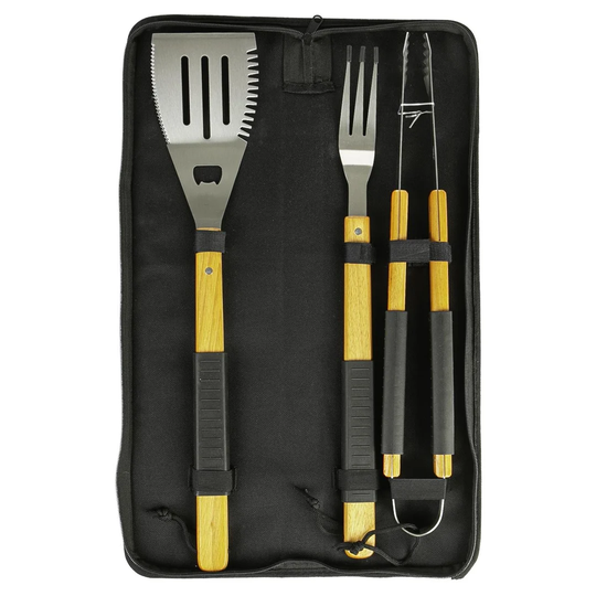 3 Piece BBQ Tools Set