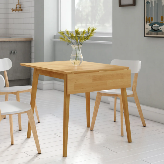 Winfield 76 Cm Drop Leaf Solid Oak Dining Table