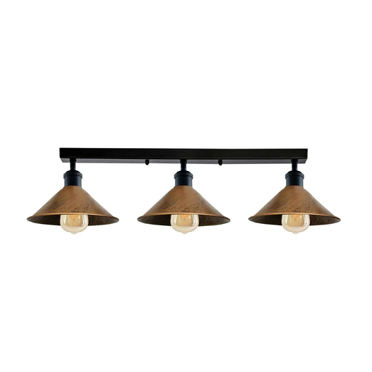 Mendell 3 - Light 50cm Semi Flush Mount