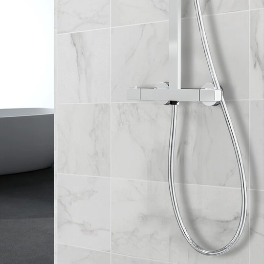 Leiker Thermostatic Shower with Adjustable Shower Head