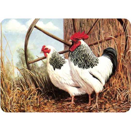 Tuftop Large Textured Worktop Saver Sussex Chicken 50 x 40cm