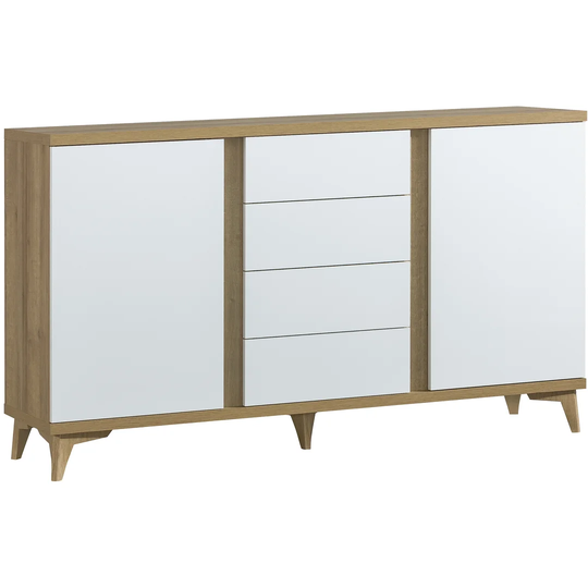 150 Cm Wide 4 Drawer Sideboard