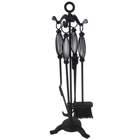 Pennine 5 Piece Iron Fireplace Tool Set